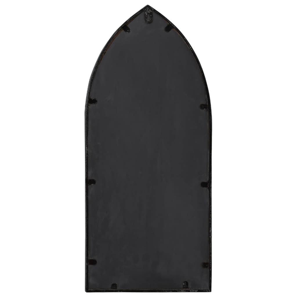 Väggspegel Svart 70x30 cm järn