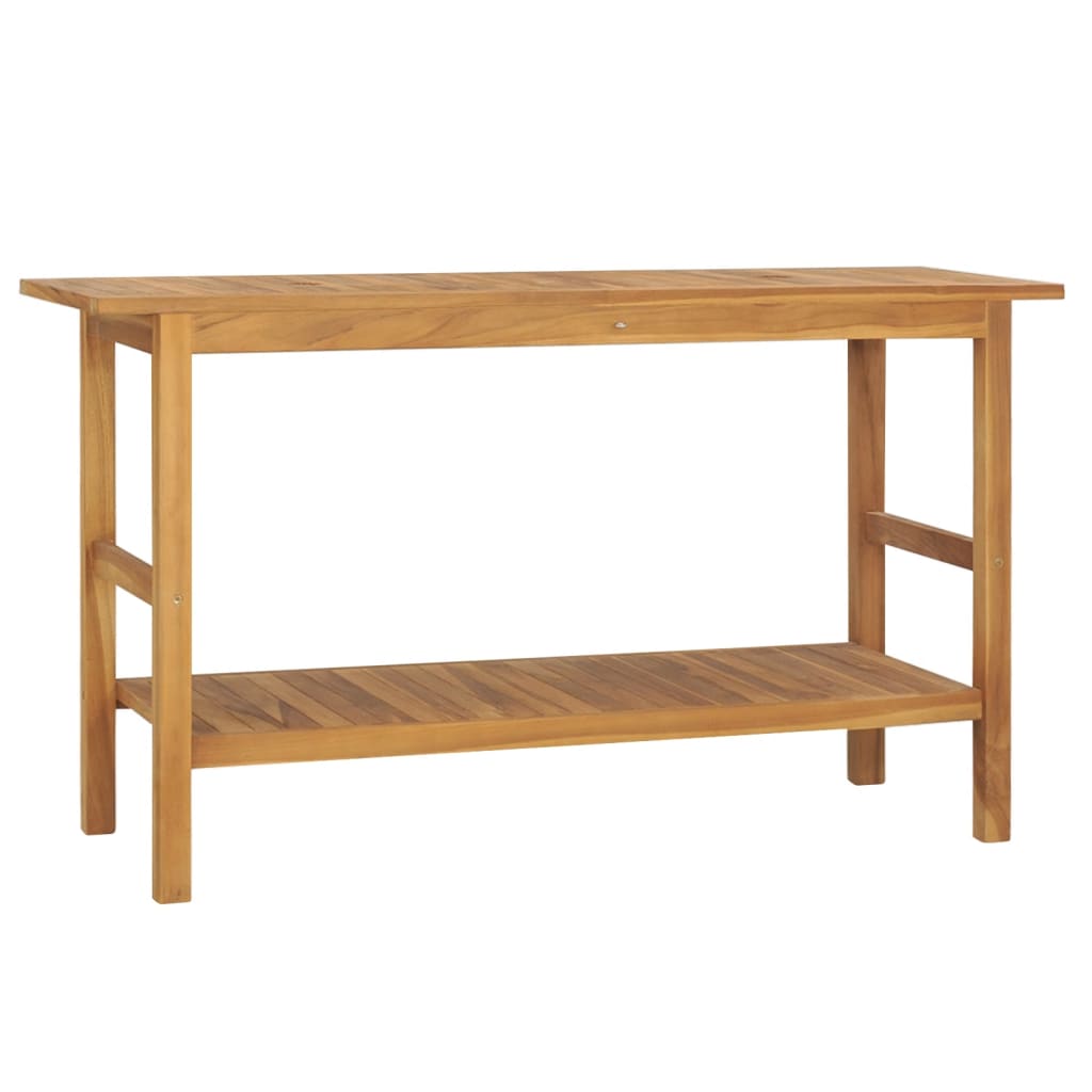 Badrumsunderskåp massiv teak 132x45x75 cm