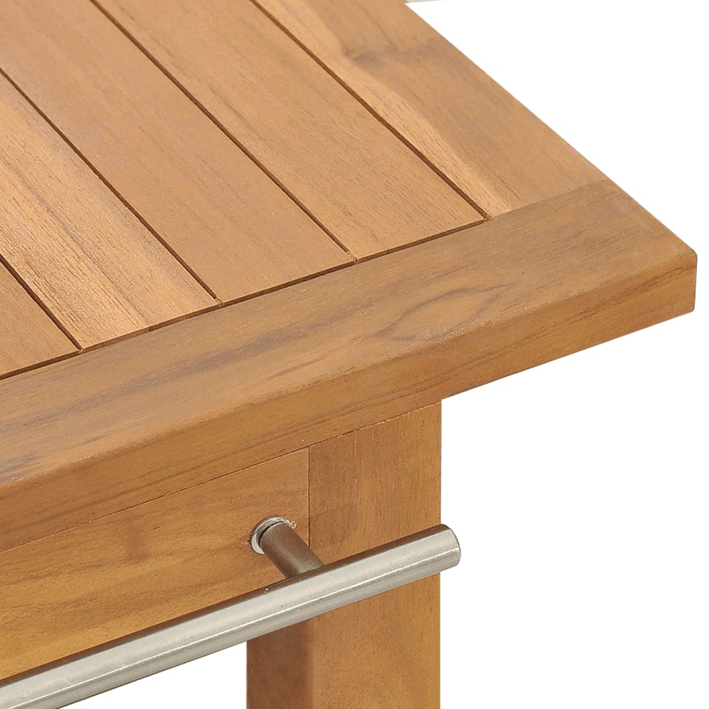 Badrumsunderskåp massiv teak 132x45x75 cm