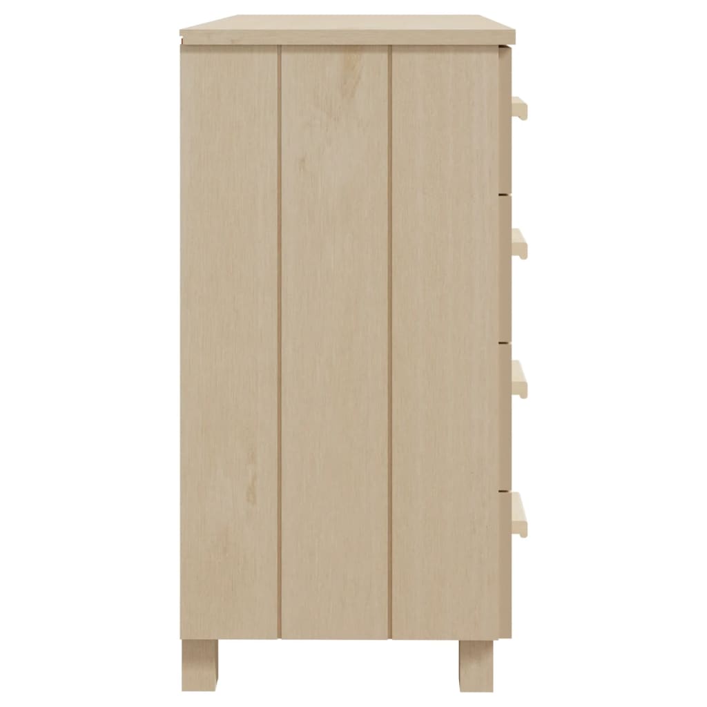 Byrå Honungsbrun HAMAR Honungsbrun 79x40x80 cm massiv furu