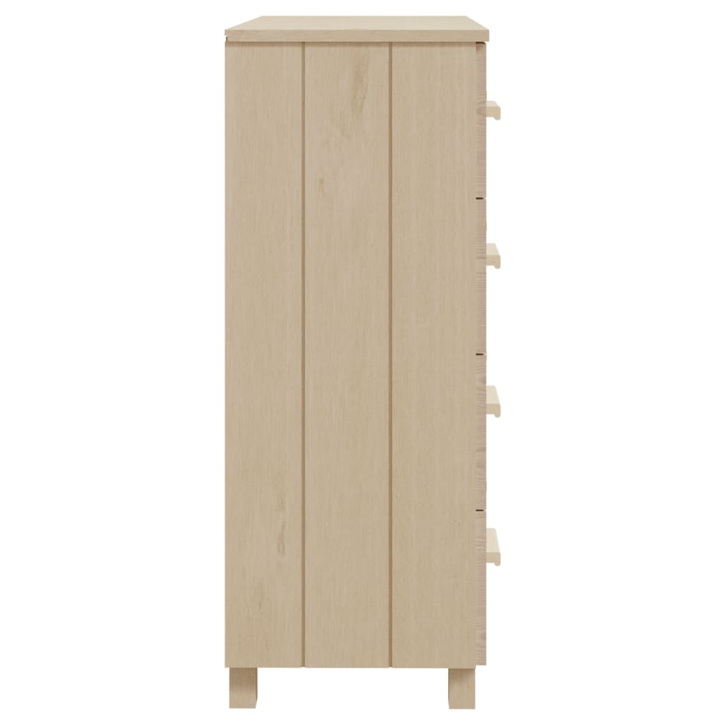 Byrå Honungsbrun HAMAR Honungsbrun 79x40x103,5 cm massiv furu