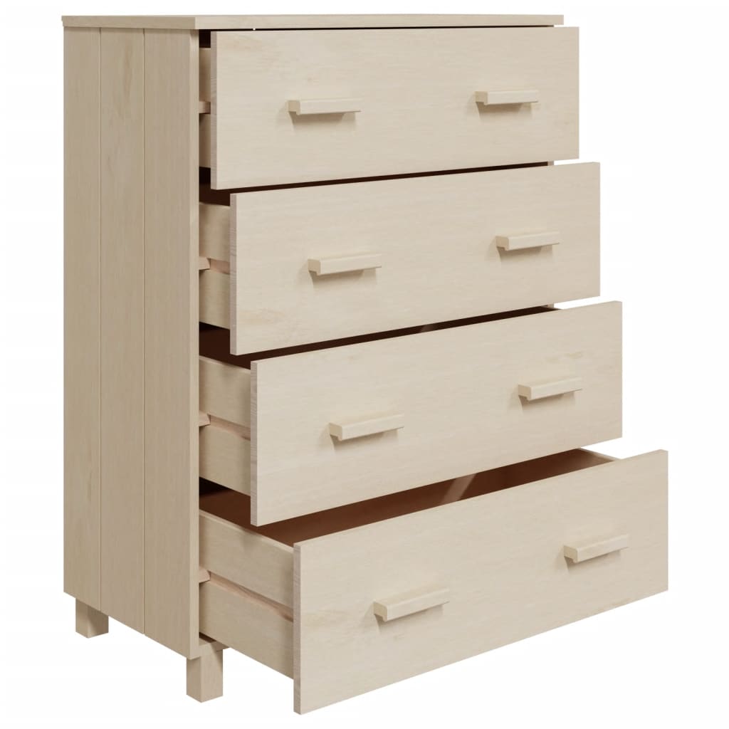 Byrå Honungsbrun HAMAR Honungsbrun 79x40x103,5 cm massiv furu