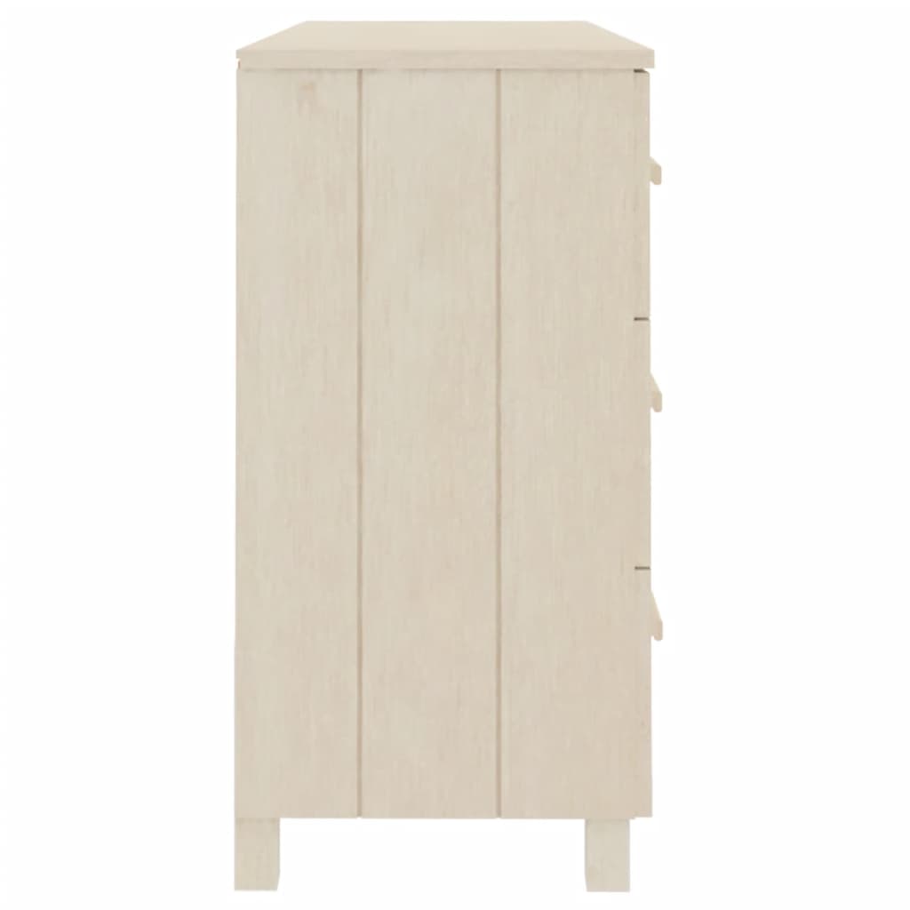 Byrå Honungsbrun HAMAR Honungsbrun 113x40x80 cm massiv furu