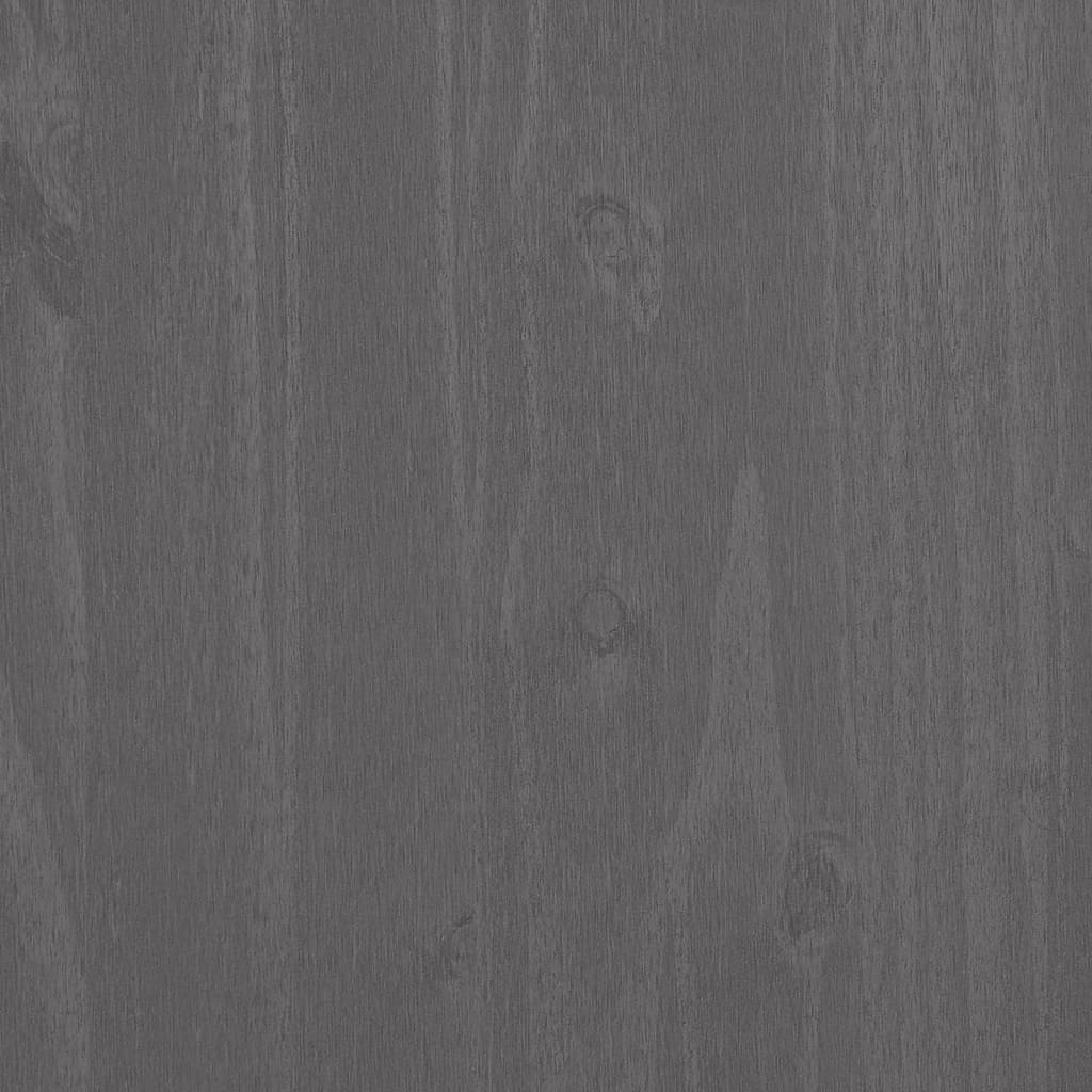 Skänk Grå HAMAR ljusgrå 113x40x80 cm massiv furu