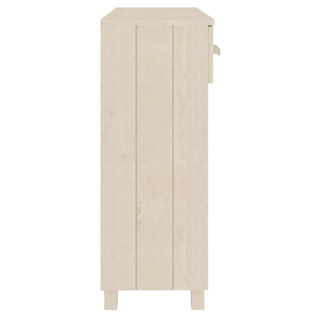Avlastningsbord Konsollbord Trä HAMAR Honungsbrun 90x35x90 cm massiv furu