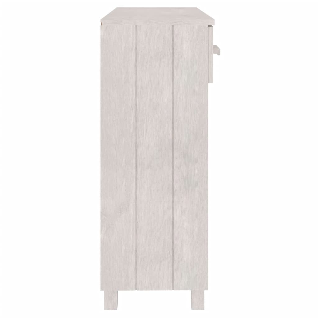 Avlastningsbord Konsollbord Vit HAMAR 90x35x90 cm massiv furu