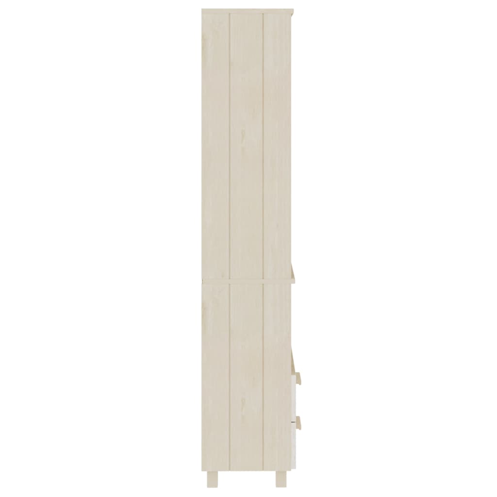 Skåp Brun Honungsbrun HAMAR 60x35x180 cm massiv furu