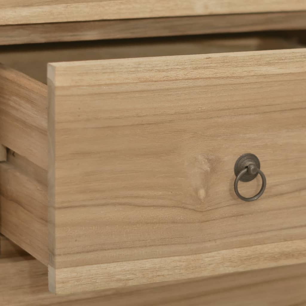 Byrå 40x30x100 cm massiv teak