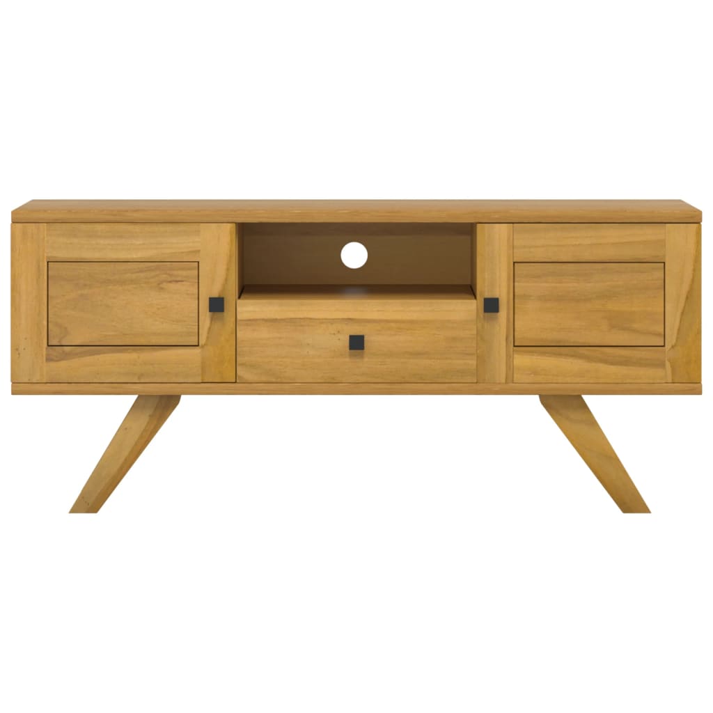 Tv-bänk 110x30x50 cm massiv teak