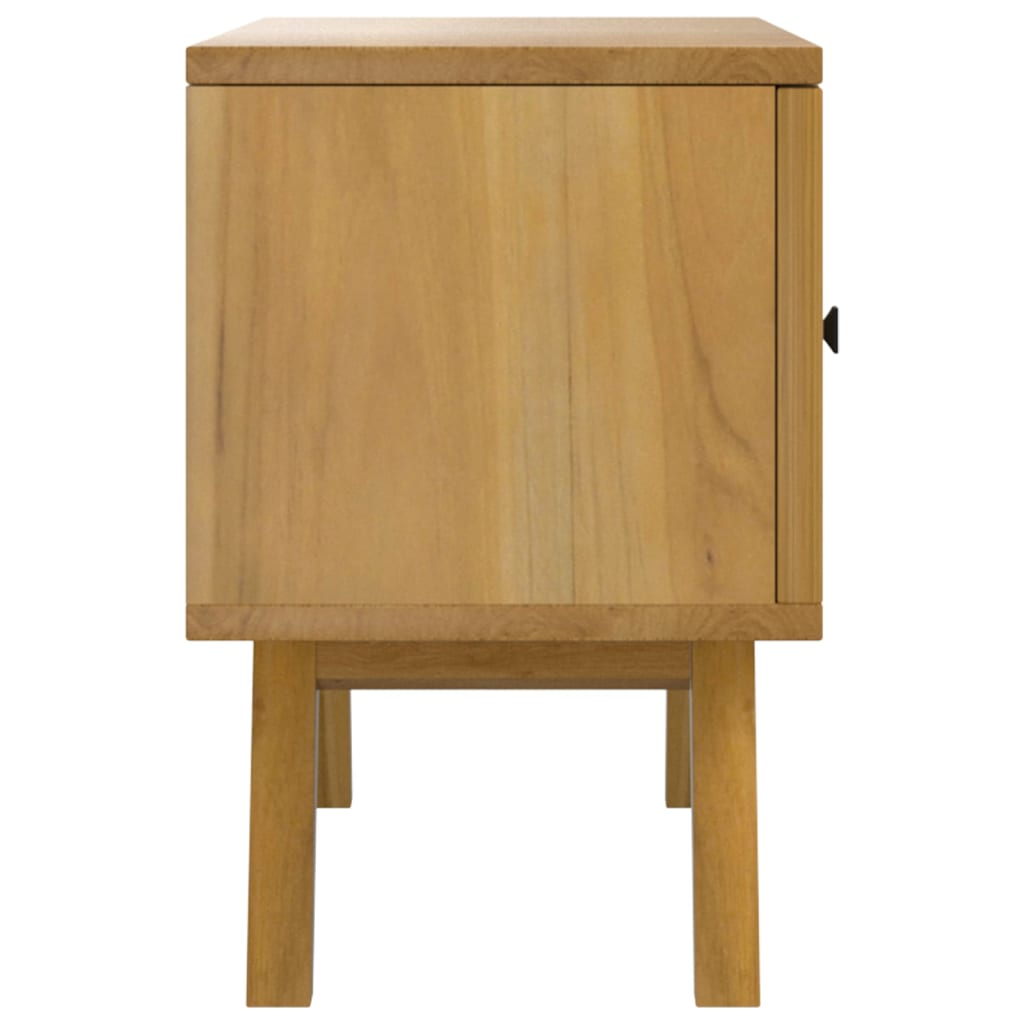 Tv-bänk 110x30x50 cm massiv teak