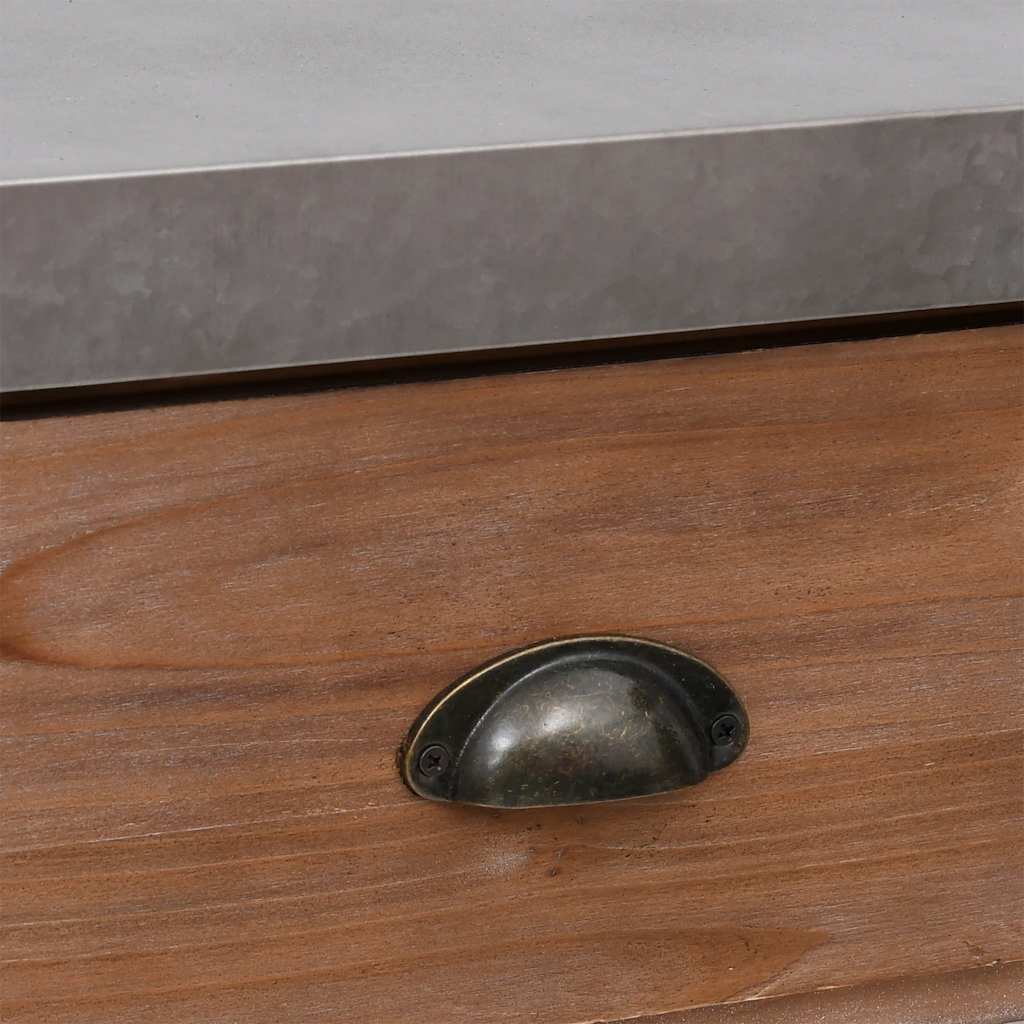 Avlastningsbord 110x35x80 cm massivt granträ