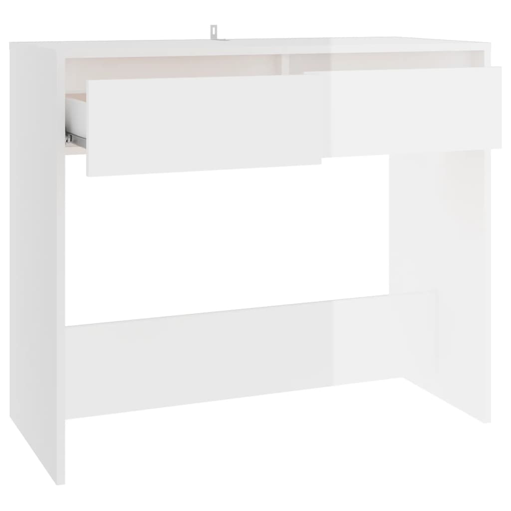 Avlastningsbord Konsollbord Högglans Vit 89x41x76,5 cm
