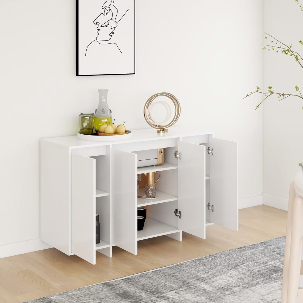 Skänk Vit 120x41x75 cm