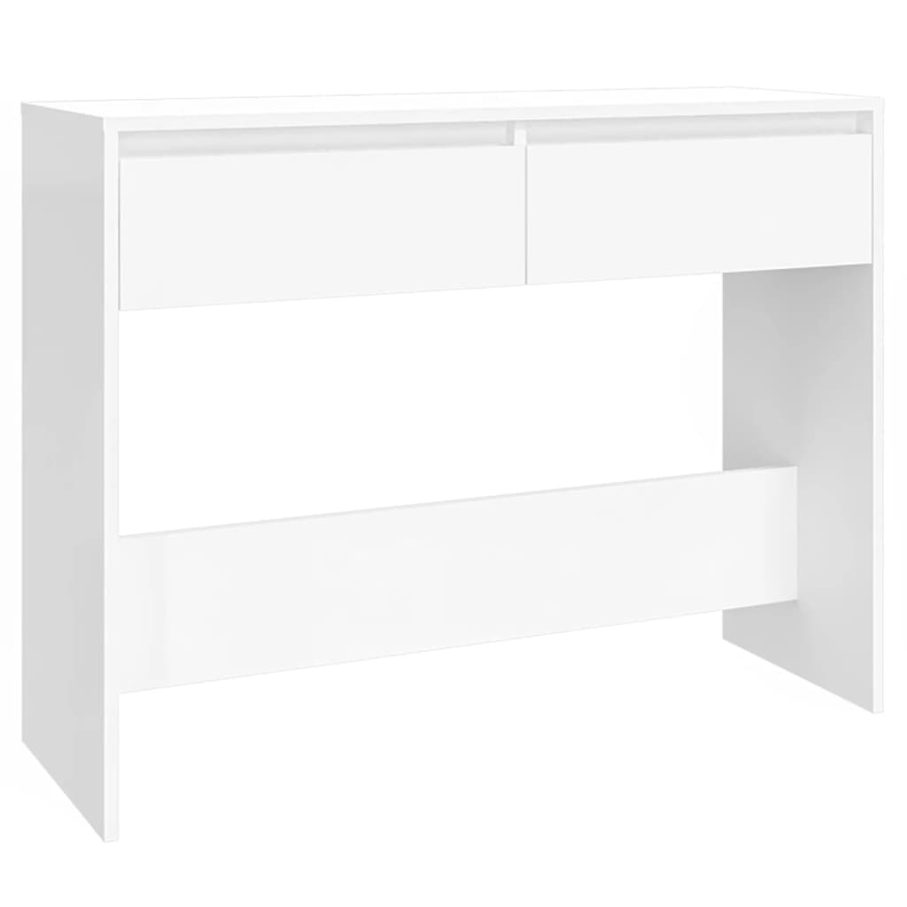 Avlastningsbord Konsollbord Vit 100x35x76,5 cm