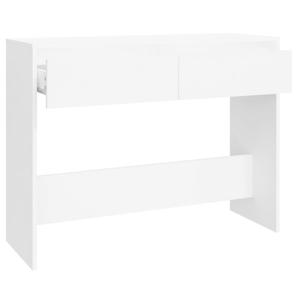 Avlastningsbord Konsollbord Vit 100x35x76,5 cm