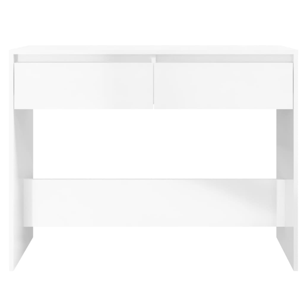 Avlastningsbord Konsollbord Högglans Vit 100x35x76,5 cm