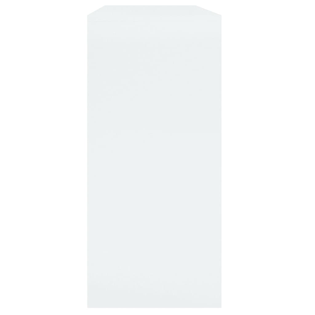 Avlastningsbord Konsollbord Högglans Vit 100x35x76,5 cm