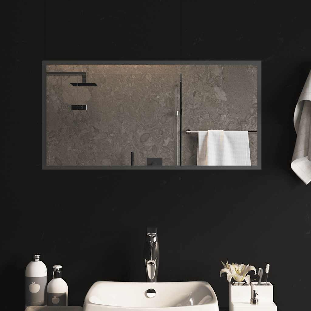 Badrumsspegel LED 80x40 cm