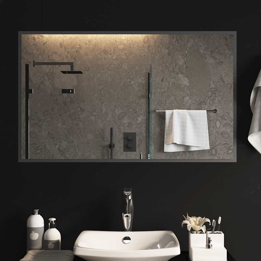 Badrumsspegel LED 100x60 cm