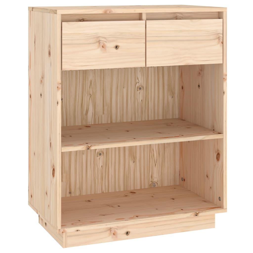 Avlastningsbord Konsollbord Trä 60x34x75 cm massiv furu