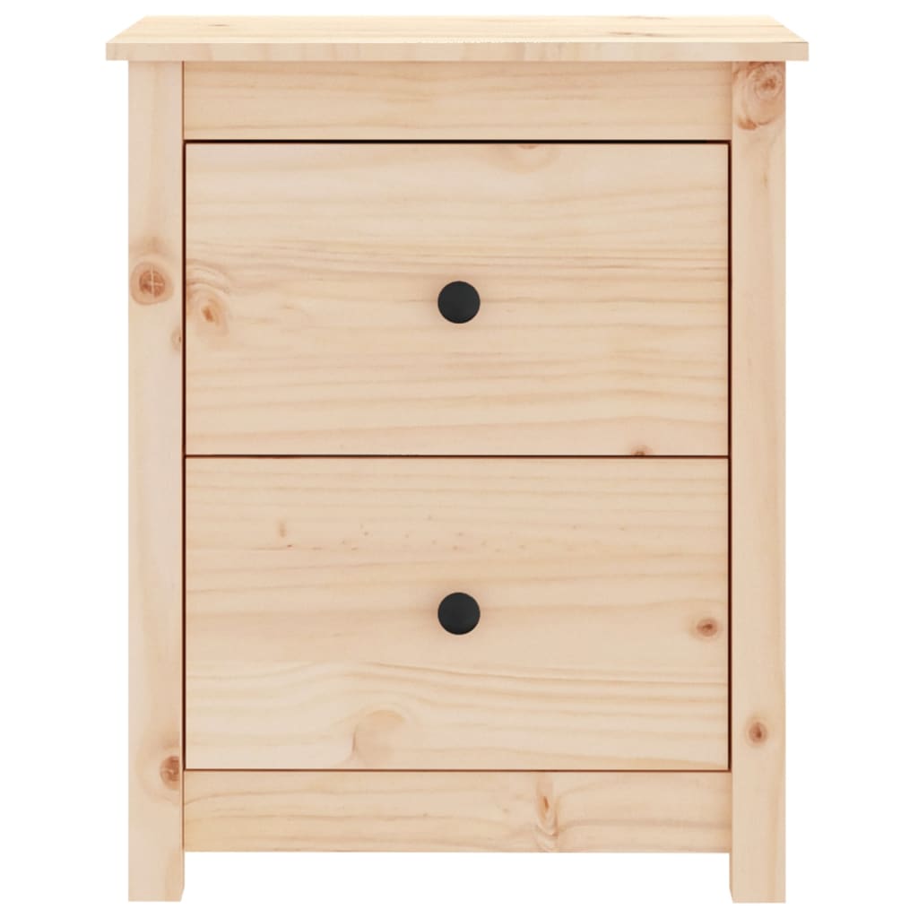 Sängbord 2 st 50x35x61,5 cm massiv furu