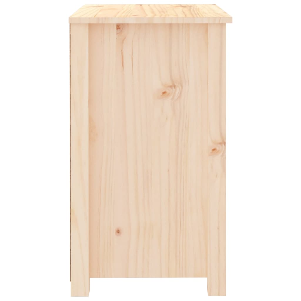 Sängbord 2 st 50x35x61,5 cm massiv furu