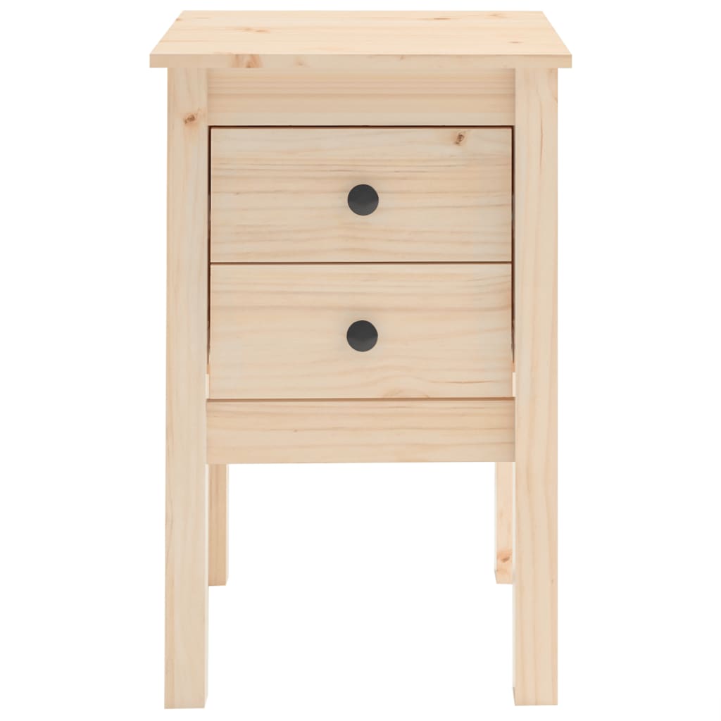 Sängbord 2 st 40x35x61,5 cm massiv furu