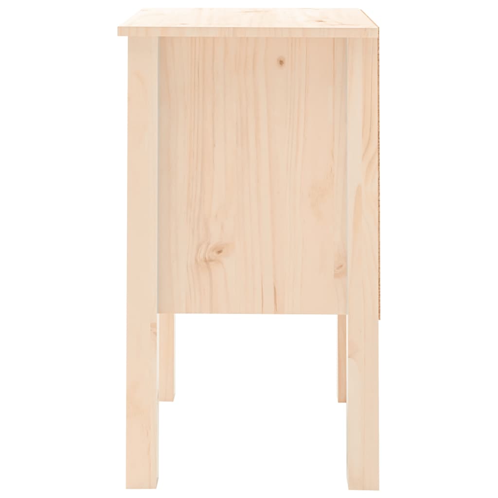 Sängbord 2 st 40x35x61,5 cm massiv furu
