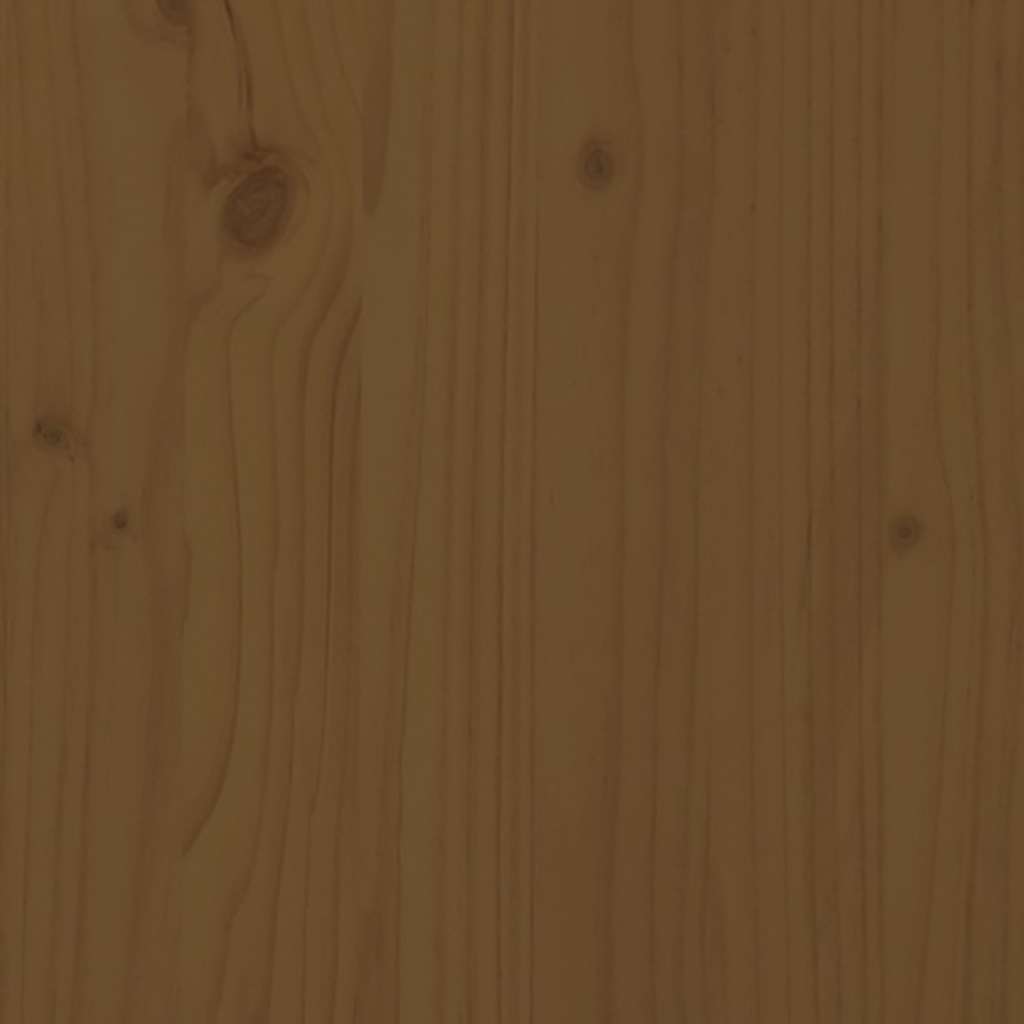 Sängbord 2 st honungsbrun 40x35x61,5 cm massiv furu