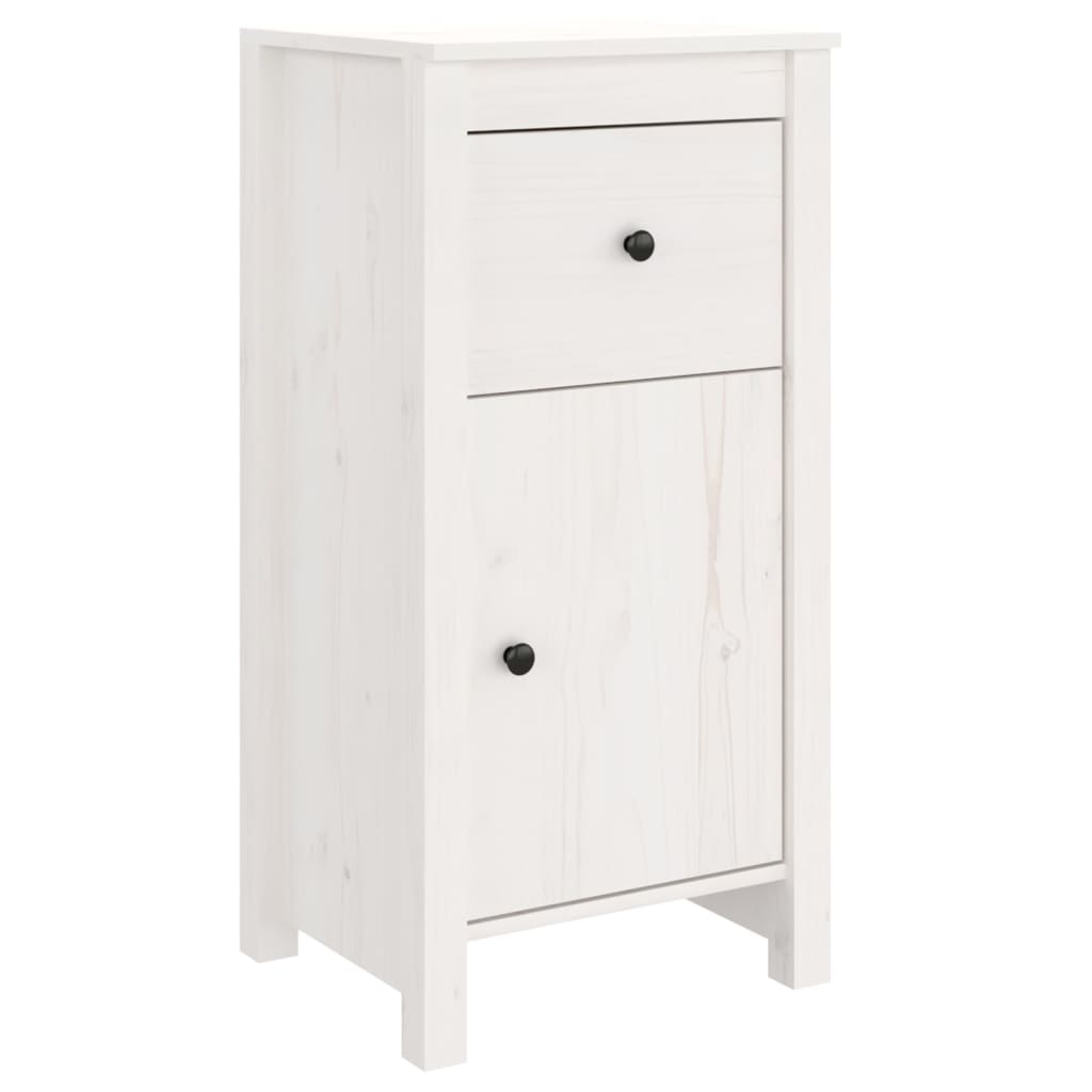 Skänk Vit 40x35x80 cm massiv furu