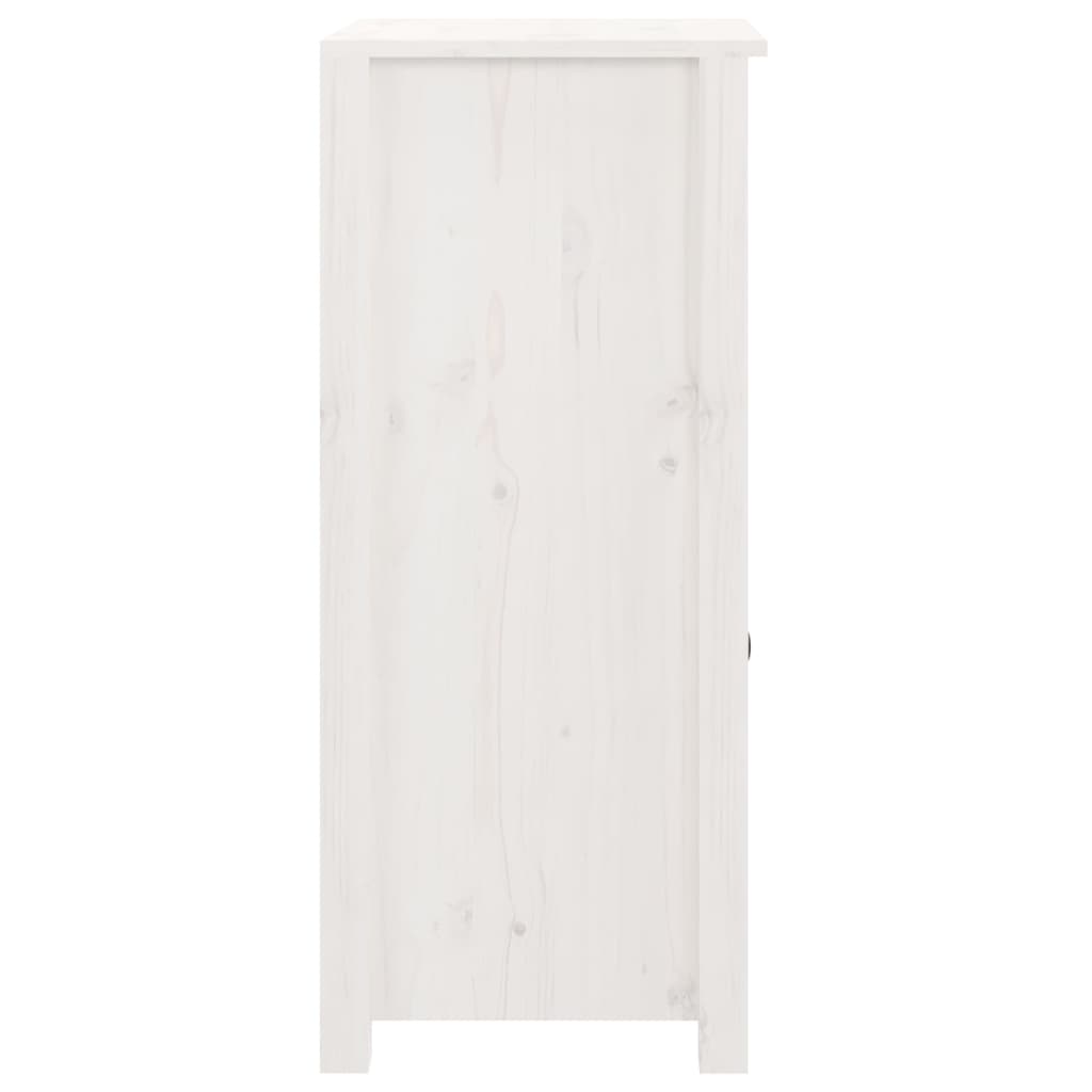 Skänk Vit 40x35x80 cm massiv furu