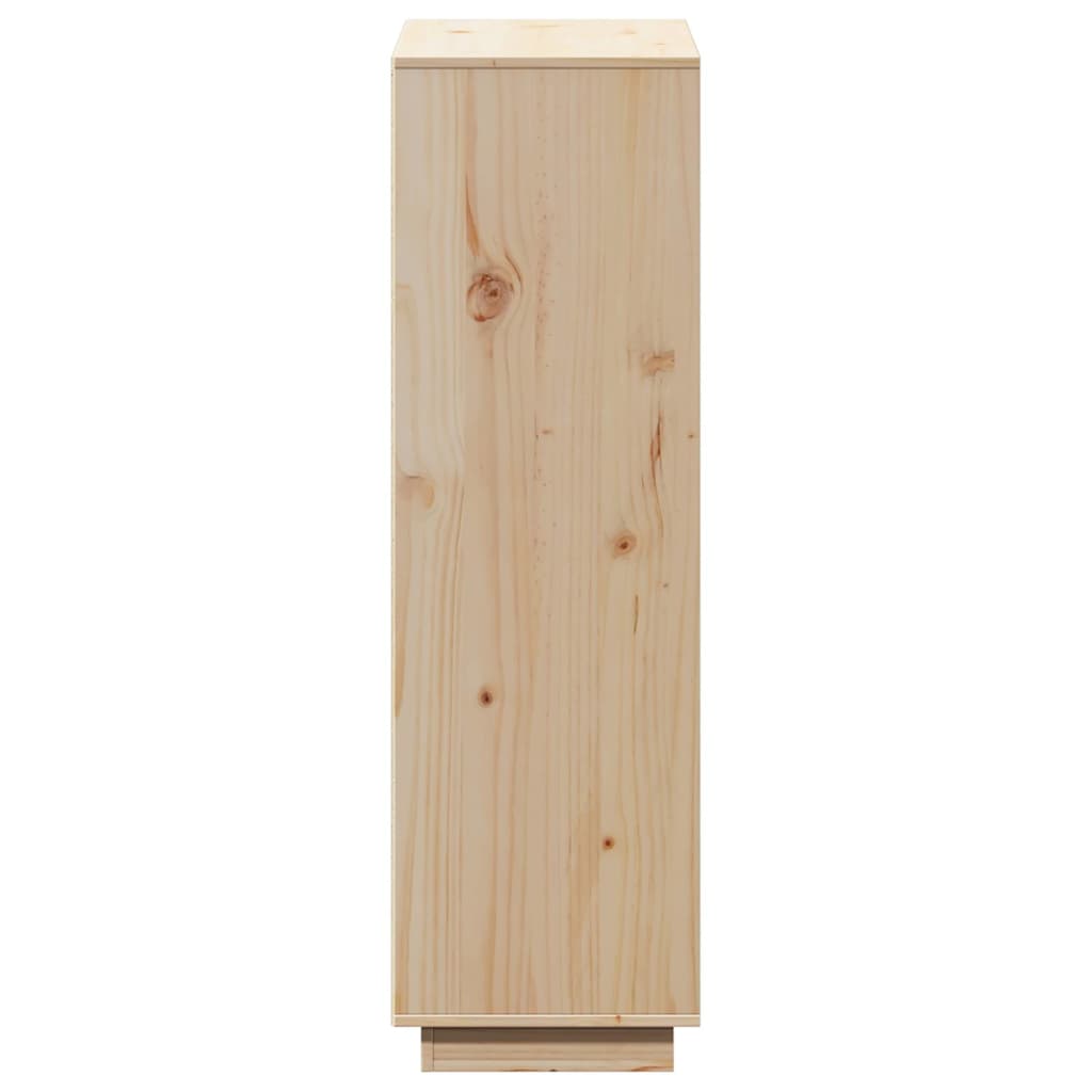 Skåp Trä 110,5x35x117 cm massiv furu