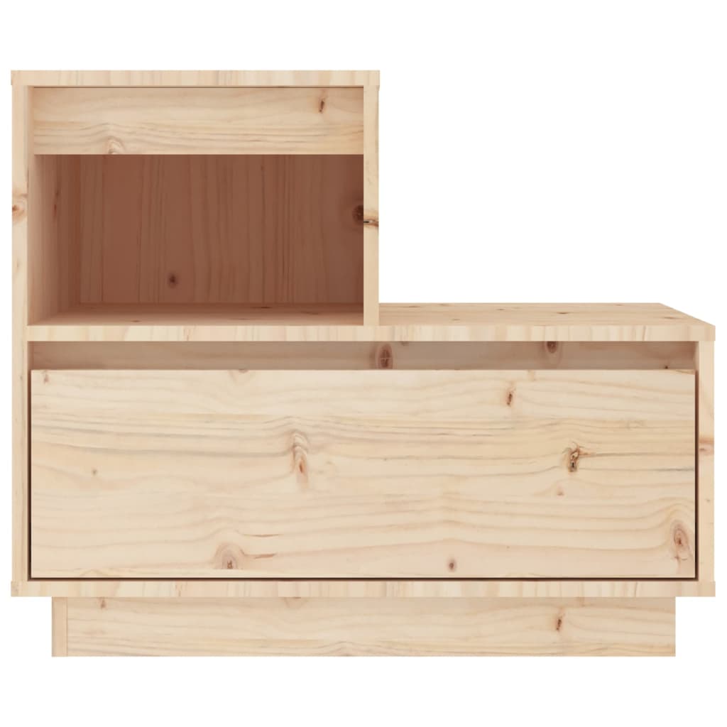 Sängbord Nattduksbord Trä 60x34x51 cm massiv furu