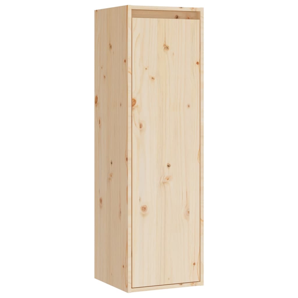 Tv-bänk 4 st massiv furu