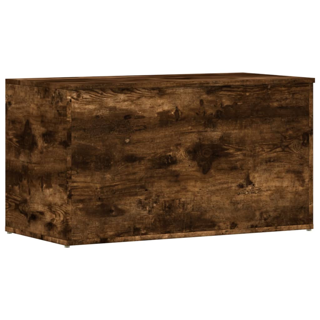 Förvaringskista Rökfärgad Ek 84x42x46 cm