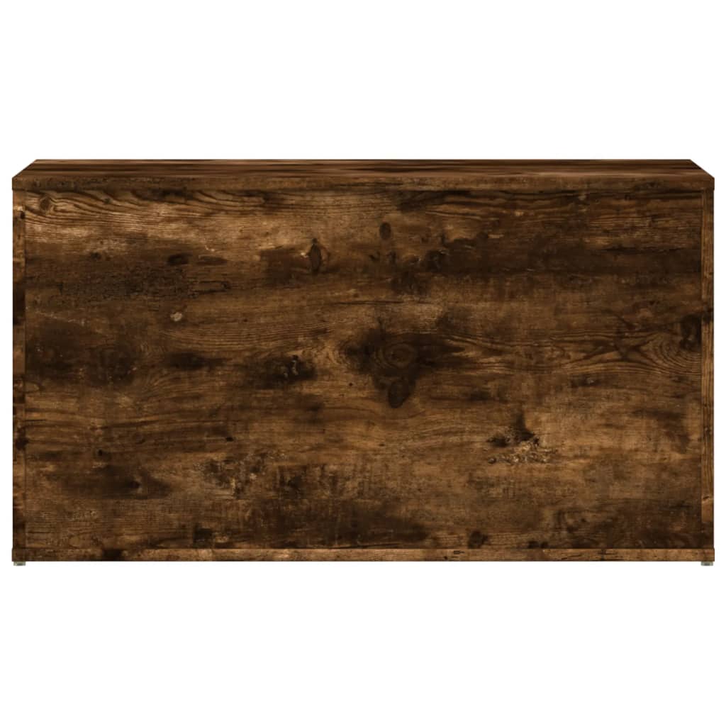Förvaringskista Rökfärgad Ek 84x42x46 cm