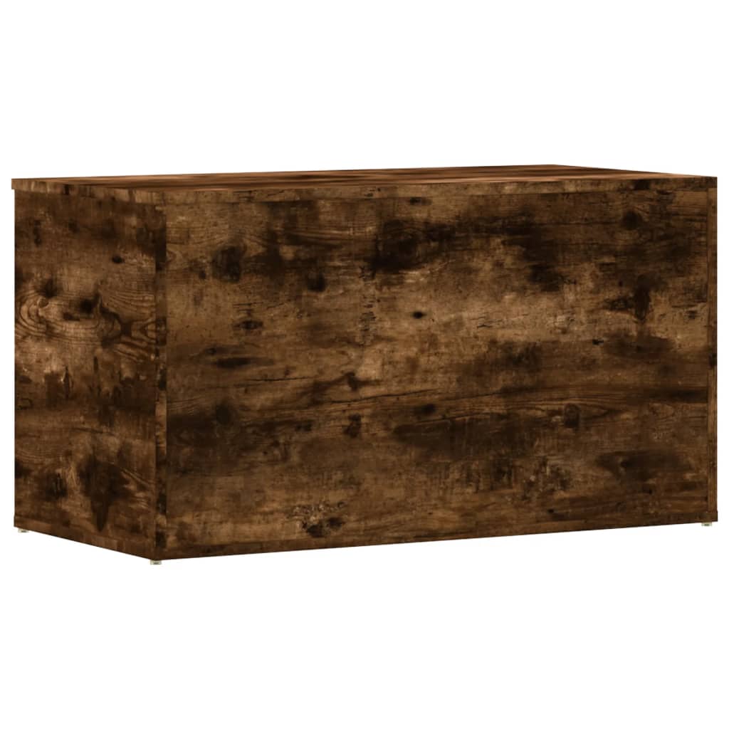 Förvaringskista Rökfärgad Ek 84x42x46 cm