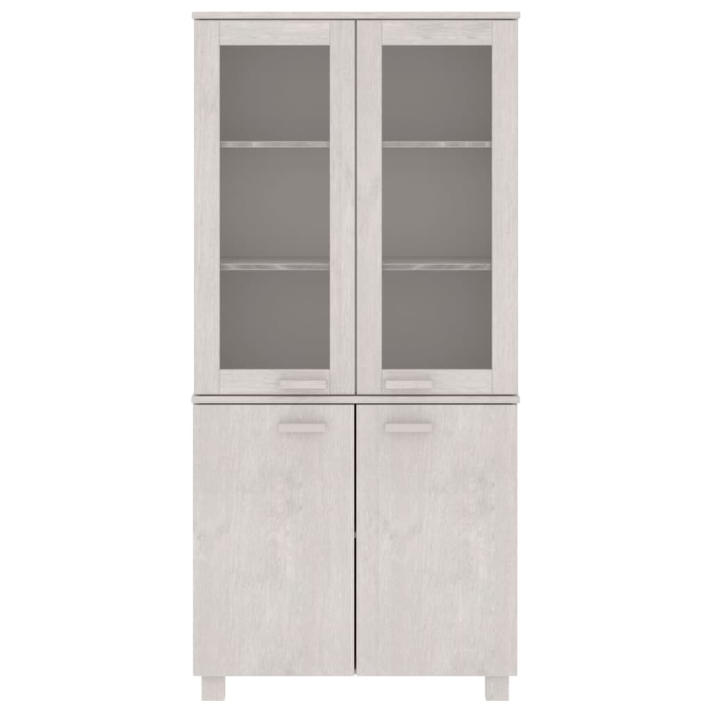 Skåp Vit HAMAR massiv furu