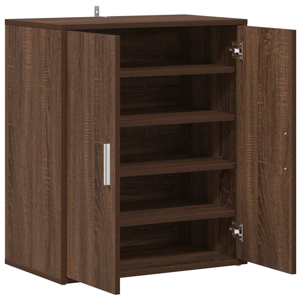 Skoställ Brun Ek 60x35x70 cm