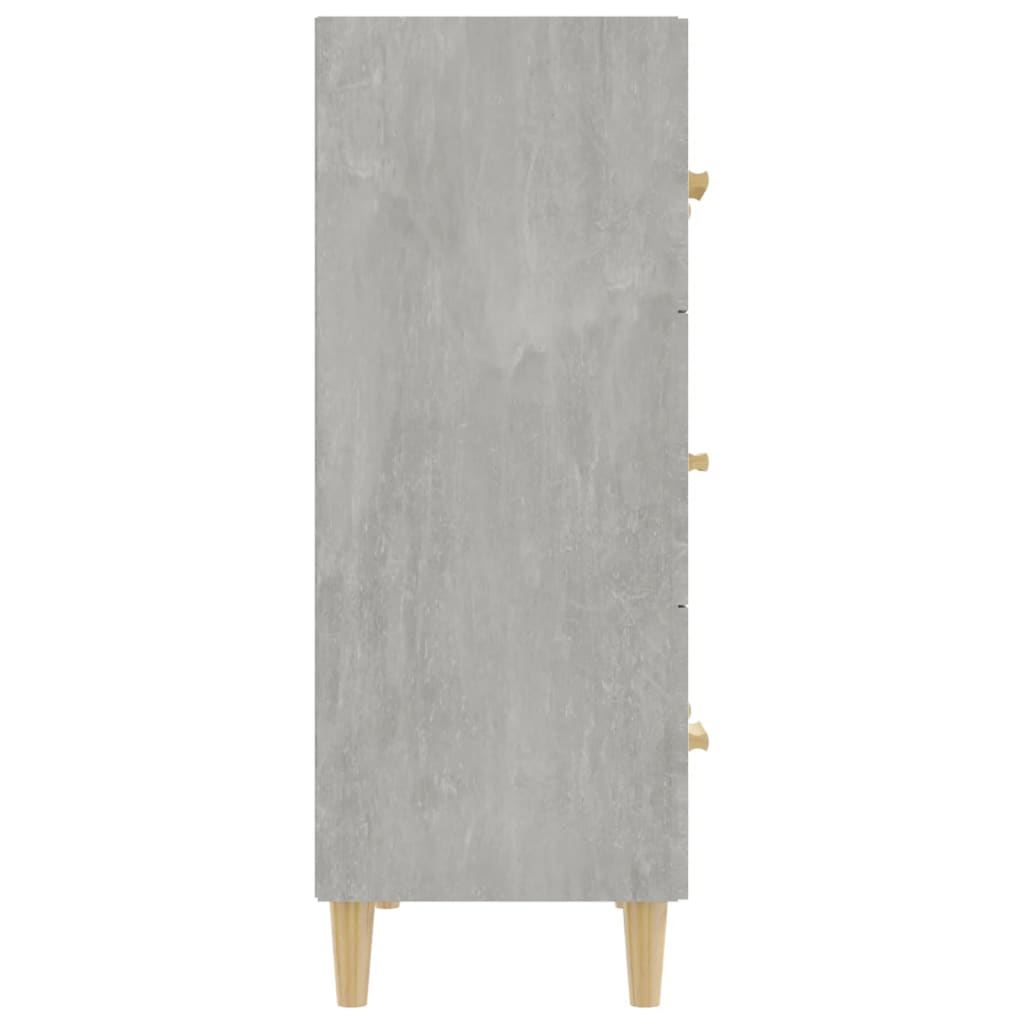 Byrå Betonggrå 70x34x90 cm
