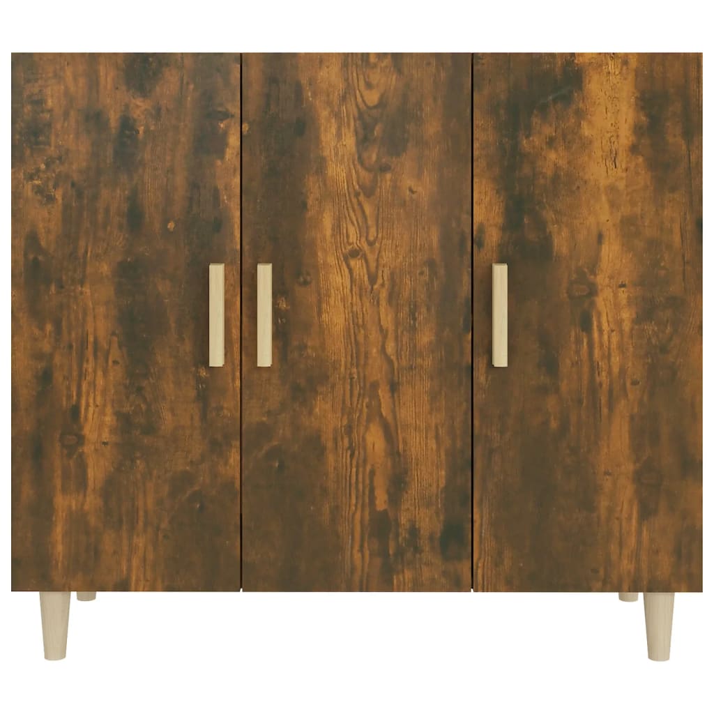 Byrå Rökfärgad Ek 90x34x80 cm