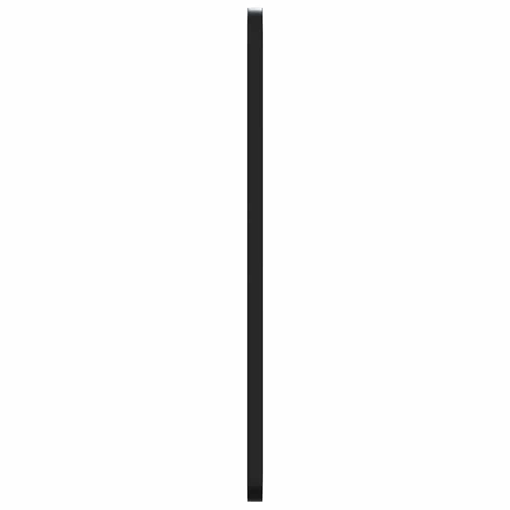 Väggspegel Svart 30x100 cm rektangulär