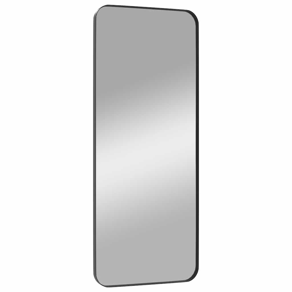 Väggspegel Svart 40x100 cm rektangulär