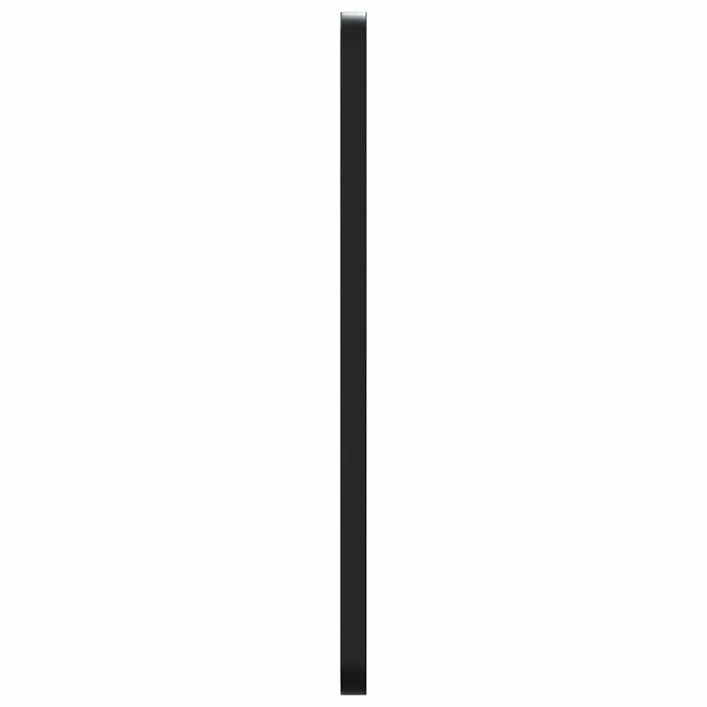 Väggspegel Svart 50x80 cm rektangulär