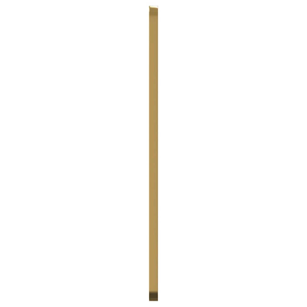 Väggspegel guld 30x100 cm rektangulär