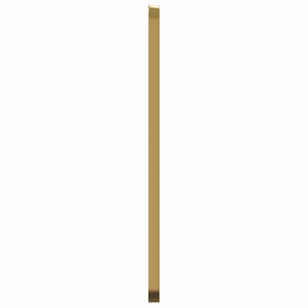 Väggspegel guld 40x80 cm rektangulär