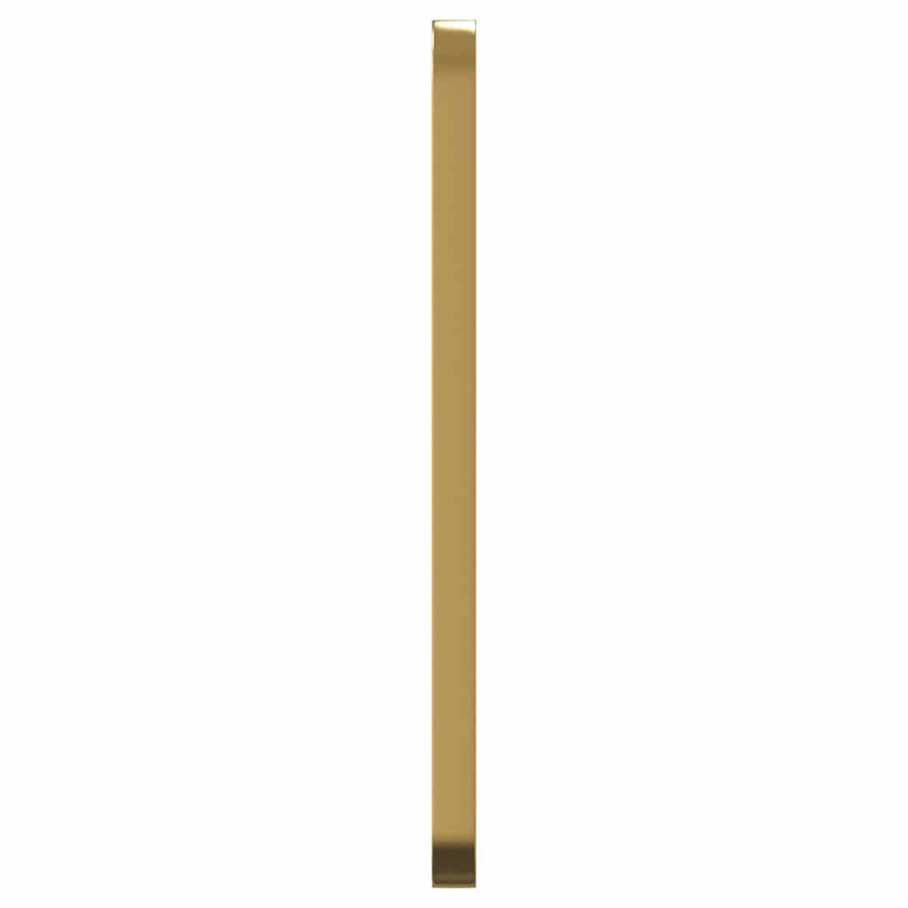 Väggspegel guld 50x60 cm rektangulär