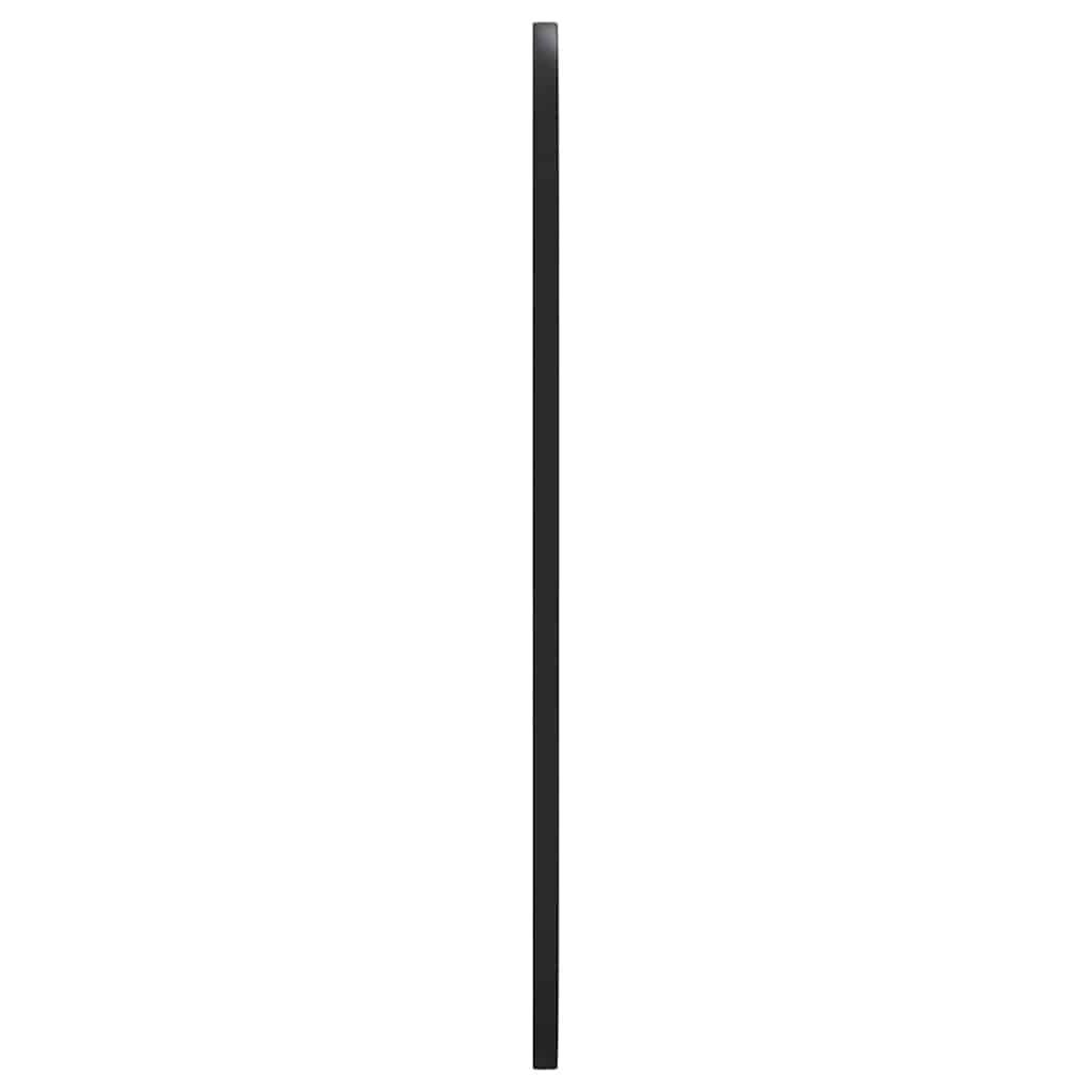 Väggspegel Svart 40x90 cm ovan