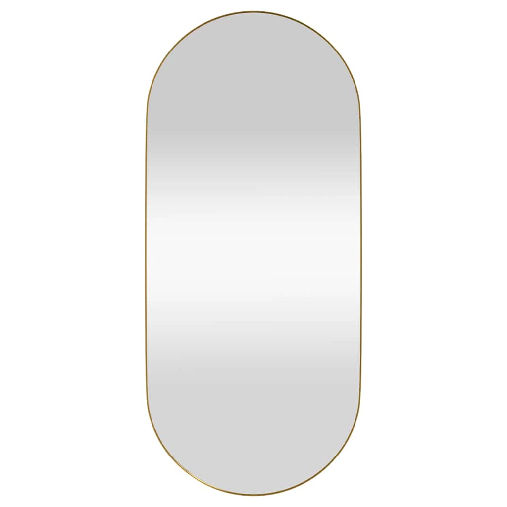 Väggspegel guld 40x90 cm ovan