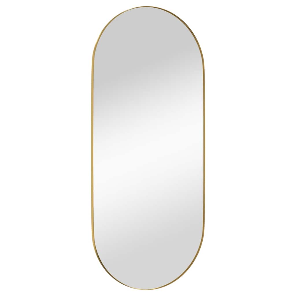 Väggspegel guld 45x100 cm ovan